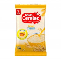 Cerelac Wheat with Milk (80 x 50g) carton - Baby Cereals after 6months